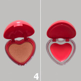 رژگونه و هایلایتر دو طبقه بیلیون بیوتی طرح قلبی