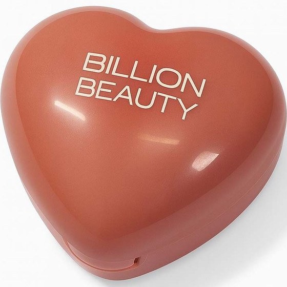 رژگونه و هایلایتر دو طبقه بیلیون بیوتی طرح قلبی