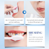 قرص خمیر دندان سفید کننده و آنتی پلاک سادور طعم هلو بسته 30 عددی