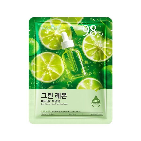 ماسک صورت ورقه ای لیمو سادور وزن 25 گرم SADOER