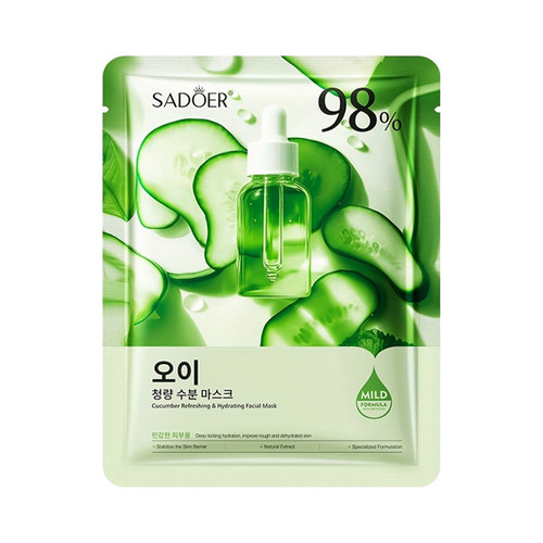 ماسک ورقه ای صورت مرطوب کننده خیار سادور SADOER