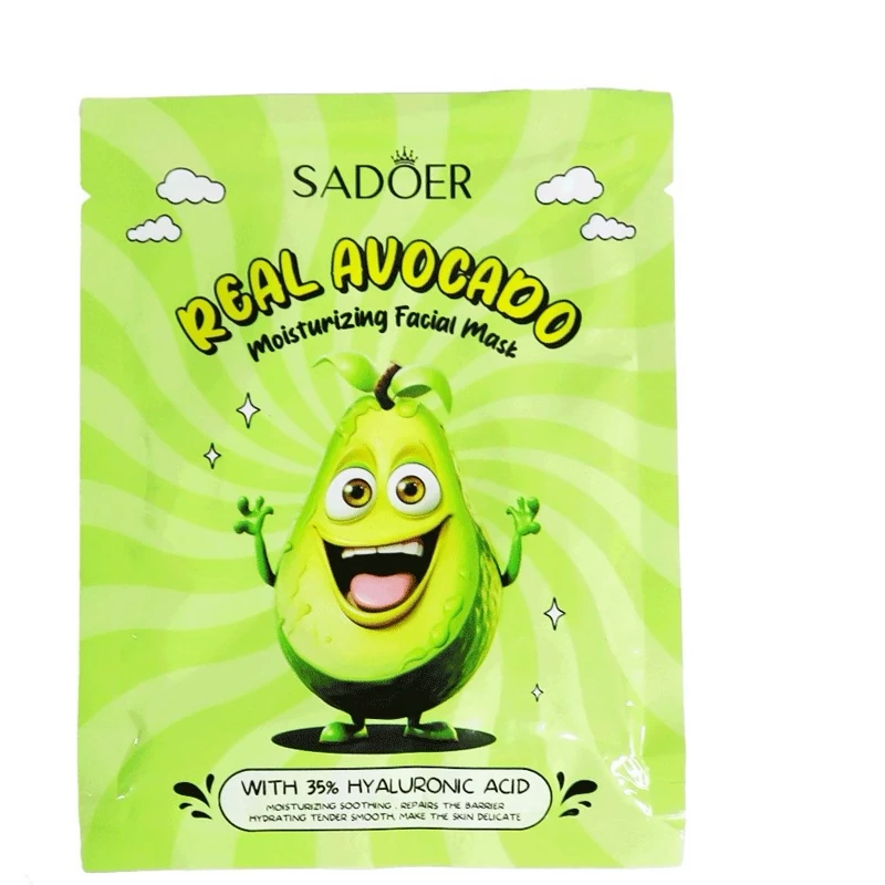 ماسک ورقه ای صورت آووکادو سادور وزن 25 گرم sadoer