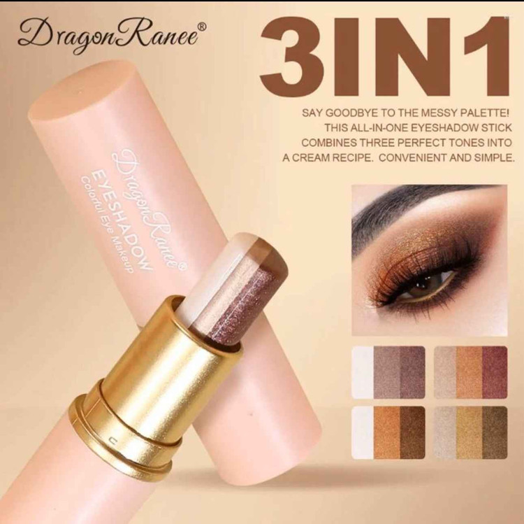 سایه چشم استیکی سه رنگ دراگون رانی وزن 3.5 گرم