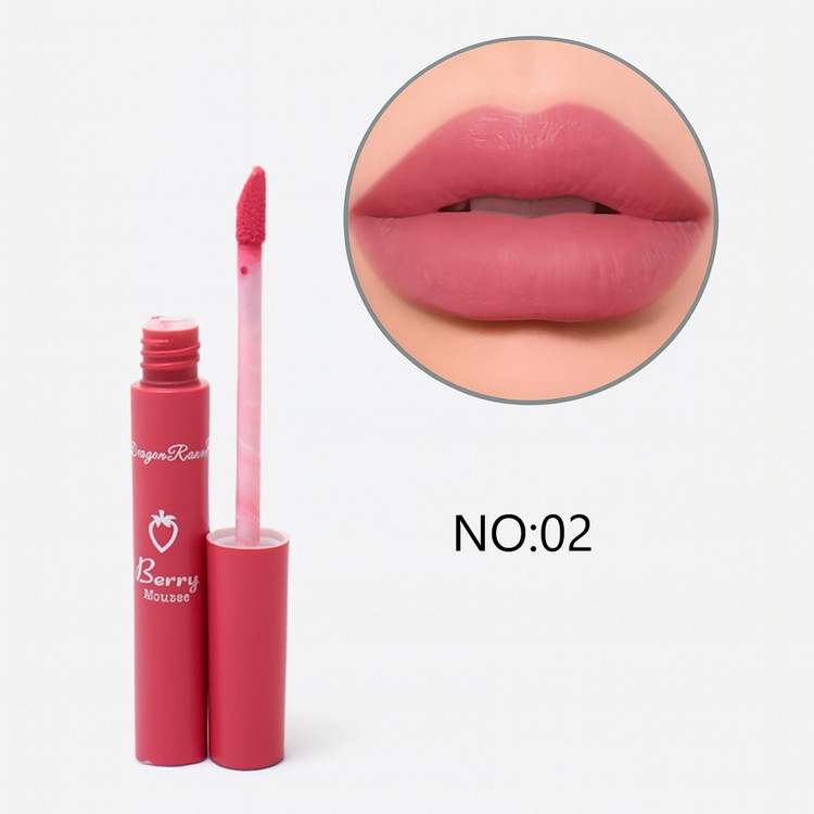 رژ لب مایع دراگون رانی مدل Berry Mousse