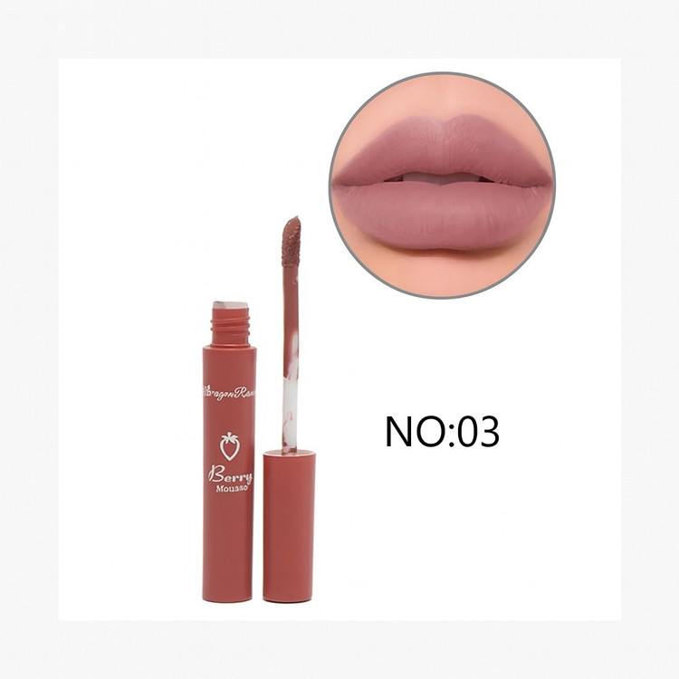 رژ لب مایع دراگون رانی مدل Berry Mousse