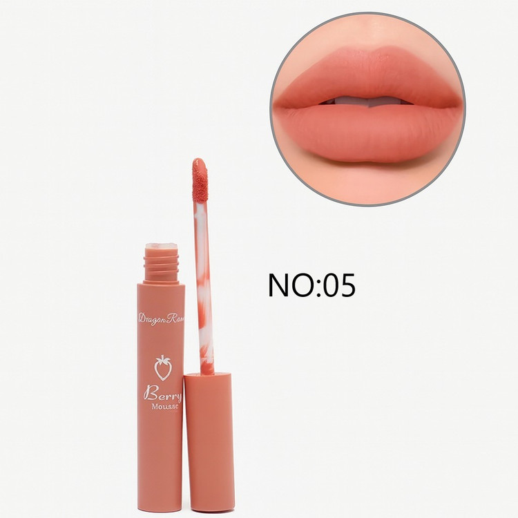 رژ لب مایع دراگون رانی مدل Berry Mousse