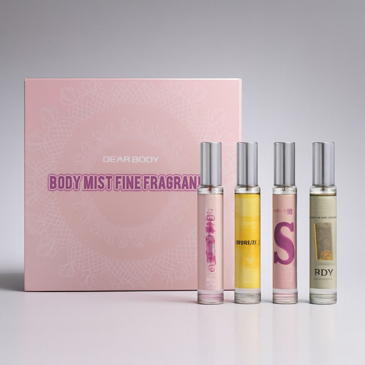 گیفت باکس بادی میست زنانه 4 عددی بادی لاکچری