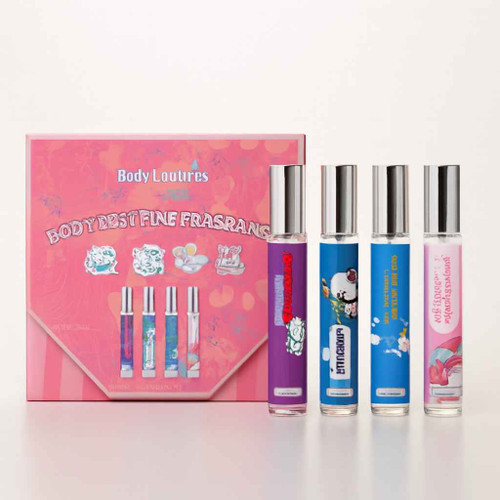 گیفت باکس بادی میست زنانه 4 عددی بادی لاکچری مدل فانتزی