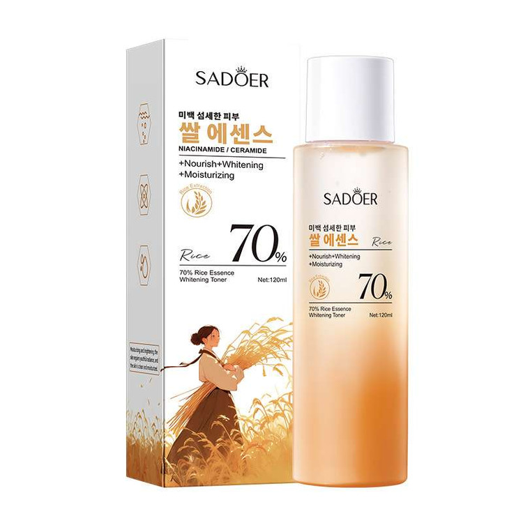 تونر صورت روشن کننده برنج سادور حجم 120 میل