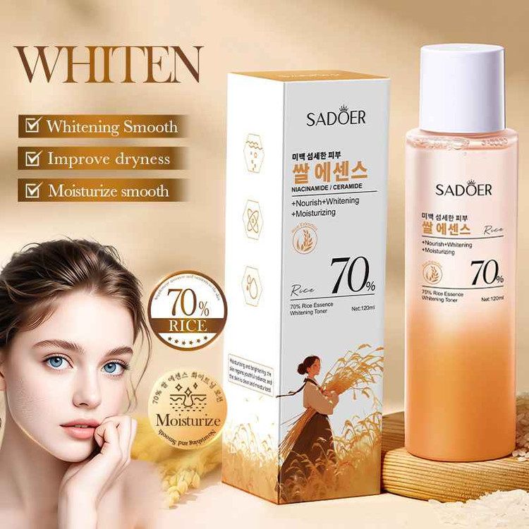 تونر صورت روشن کننده برنج سادور حجم 120 میل