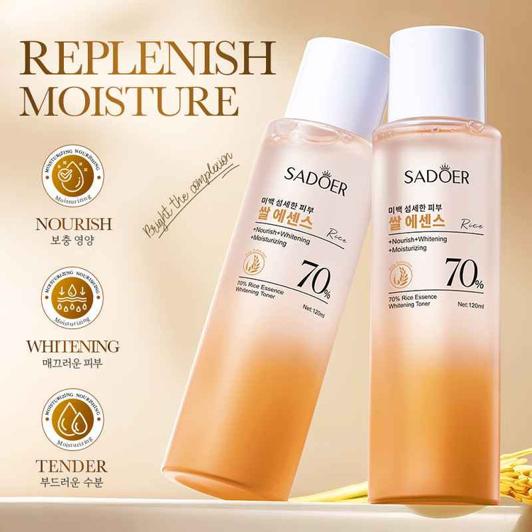 تونر صورت روشن کننده برنج سادور حجم 120 میل