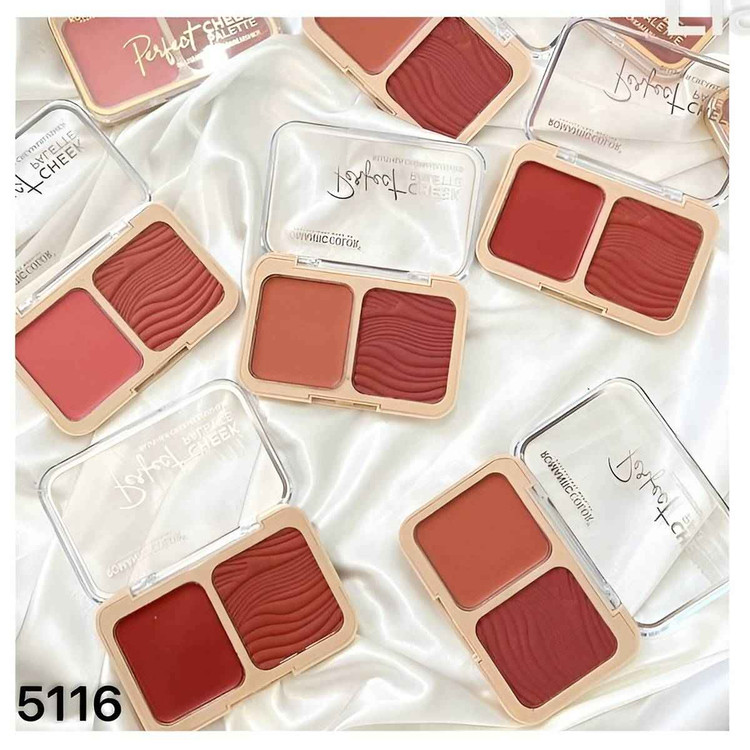 پالت دوقلو رژگونه و رژ لب رومانتیک کالر