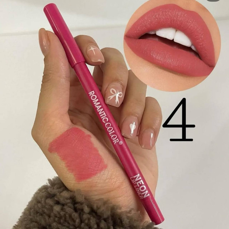 خط لب و رژ لب شمعی رومانتیک کالر