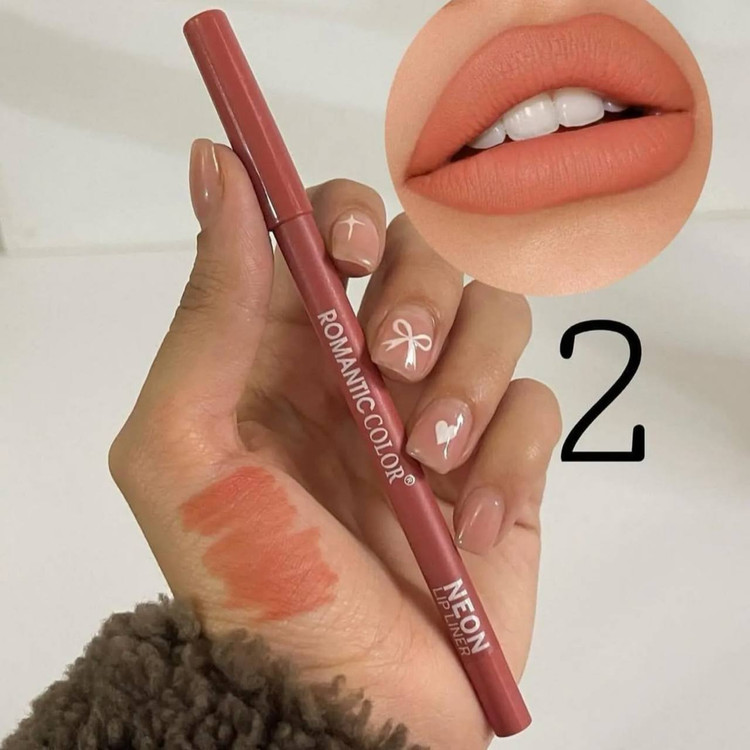 خط لب و رژ لب شمعی رومانتیک کالر