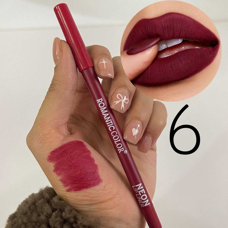 خط لب و رژ لب شمعی رومانتیک کالر