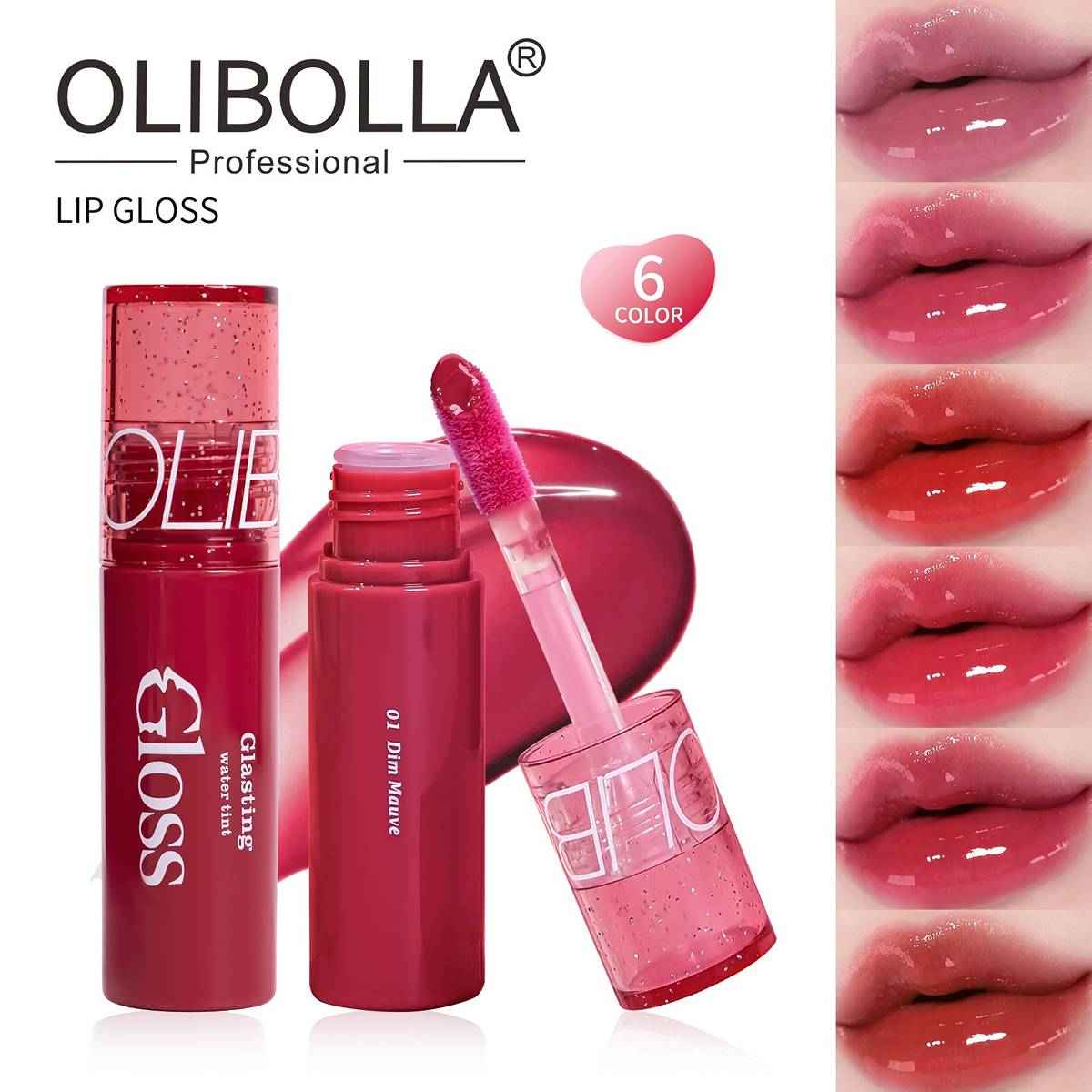 لیپ گلاس خیس اولیبولا OLIBOLLA مدل GLASTING حجم 3.5 میل