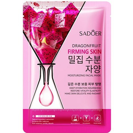 ماسک صورت آبرسان و روشن کننده میوه اژدها سادور وزن 25 گرم