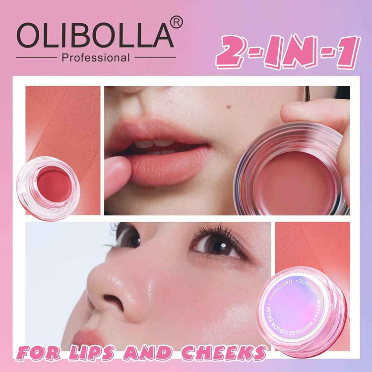 رژگونه کرمی و موس لب اولیبولا مدل WATERY COLOR وزن 8.5 گرم