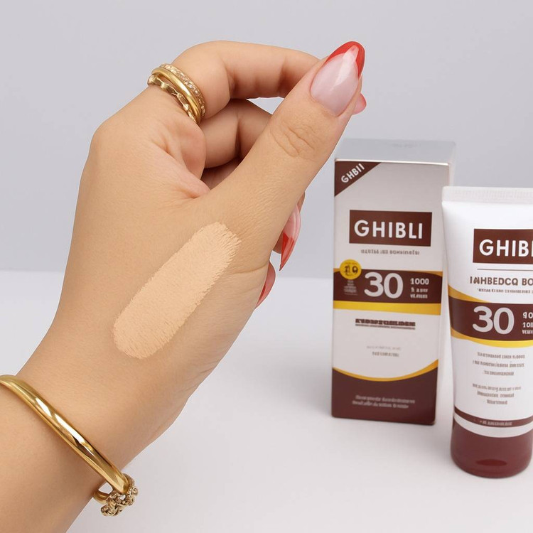 کرم ضد آفتاب گیاهی رنگی جیبیلی SPF30 وزن 65 گرم