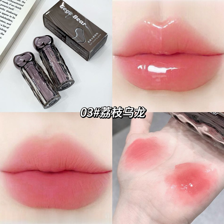 رژ لب خیس مات شونده گی گی بیر مدل پوکه سنگی حجم 3 میل