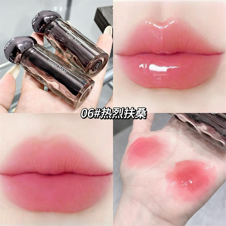 رژ لب خیس مات شونده گی گی بیر مدل پوکه سنگی حجم 3 میل