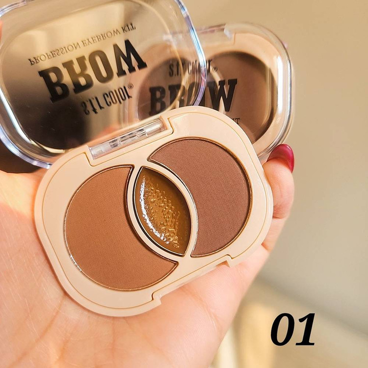 کیت سایه و کرم ابرو S.F.R وزن 3.3 گرم