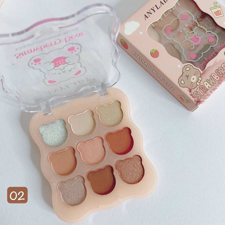 پالت سایه 9 عددی مدل خرسی