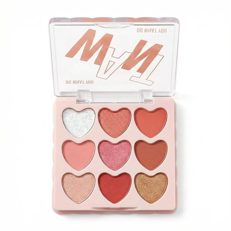 پالت سایه 9 عددی مدل قلبی