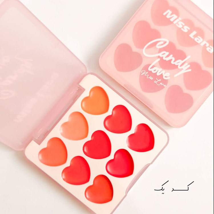 پالت رژ لب 9 تایی میس لارا مدل CANDY