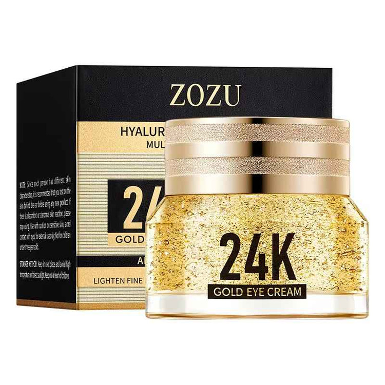 کرم دور چشم ضد پیری و آبرسان طلای 24K زوزو وزن