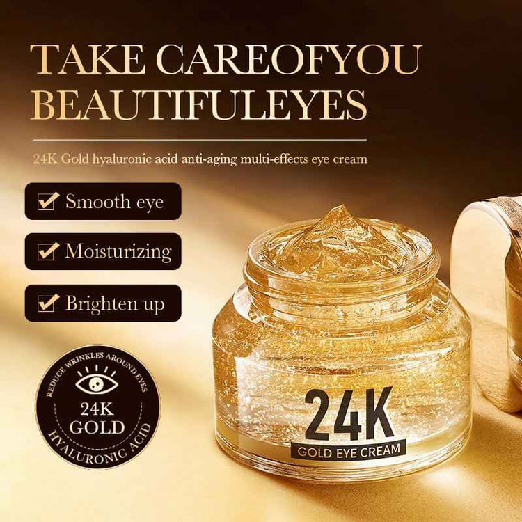 کرم دور چشم ضد پیری و آبرسان طلای 24K زوزو وزن
