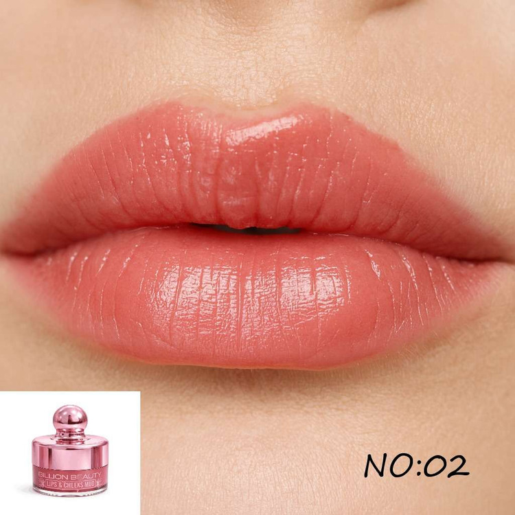 موس لب و رژگونه کرمی بیلیون بیوتی مدل VELVET وزن 10 گرم