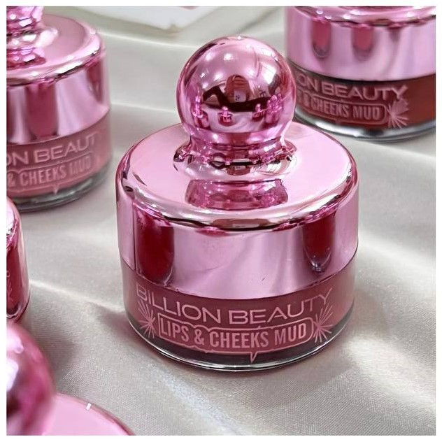 موس لب و رژگونه کرمی بیلیون بیوتی مدل VELVET وزن 10 گرم