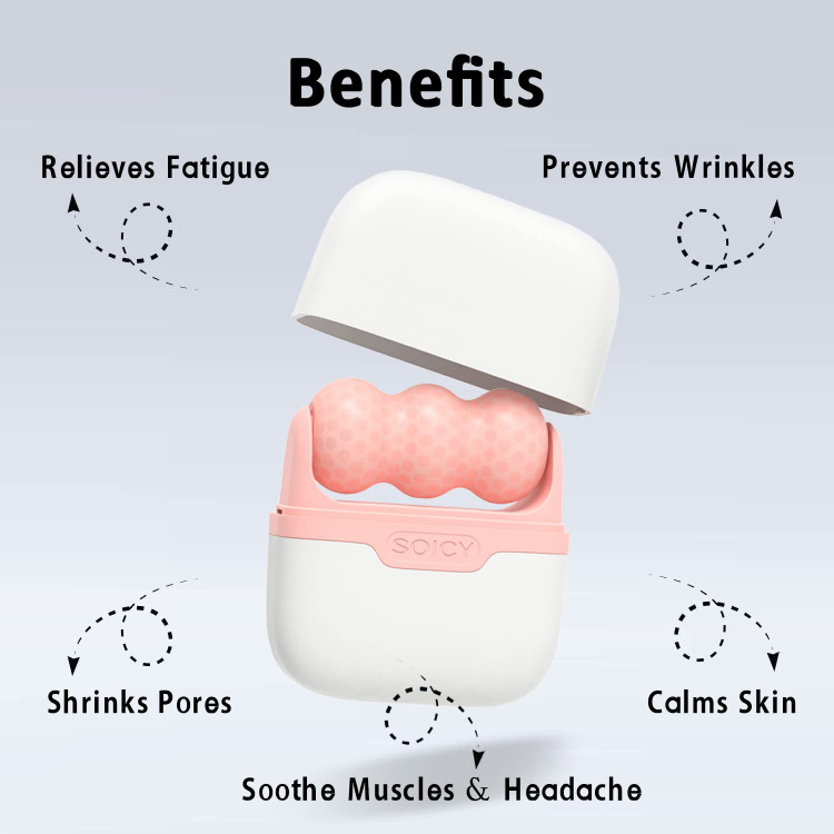 ماساژور صورت و گردن آیس رولر