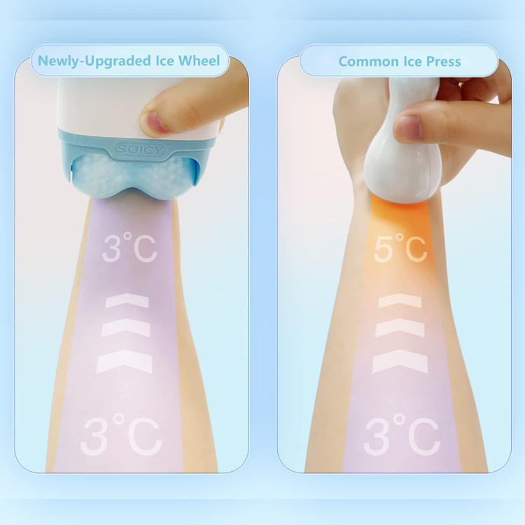 ماساژور صورت و گردن آیس رولر