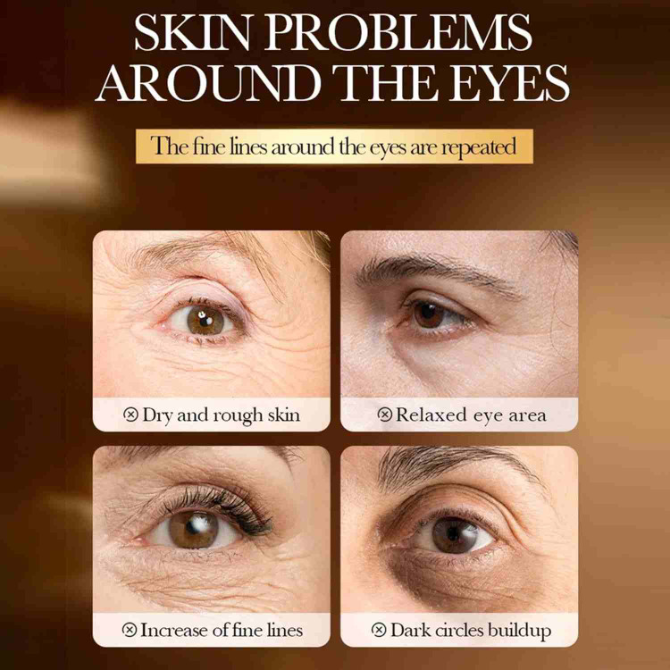 ماسک زیر چشم ضد چروک سادور مدل کلاژن و کافئین بسته 60 عددی