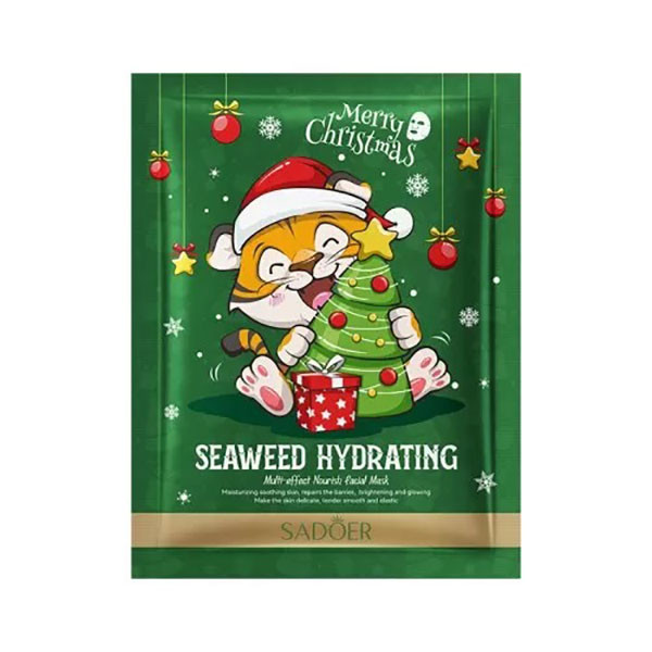 ماسک صورت ورقهای آبرسان و ضد پیری سادور حاوی جلبک دریایی SADOER