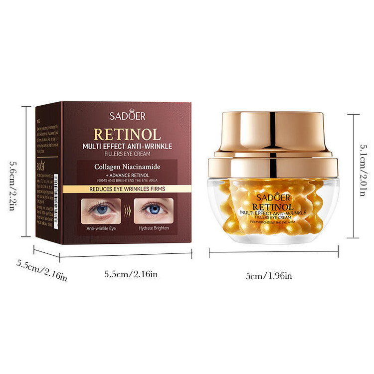 کرم دور چشم ضد چروک و فیلر سادور مدل رتینول حجم 35 میل