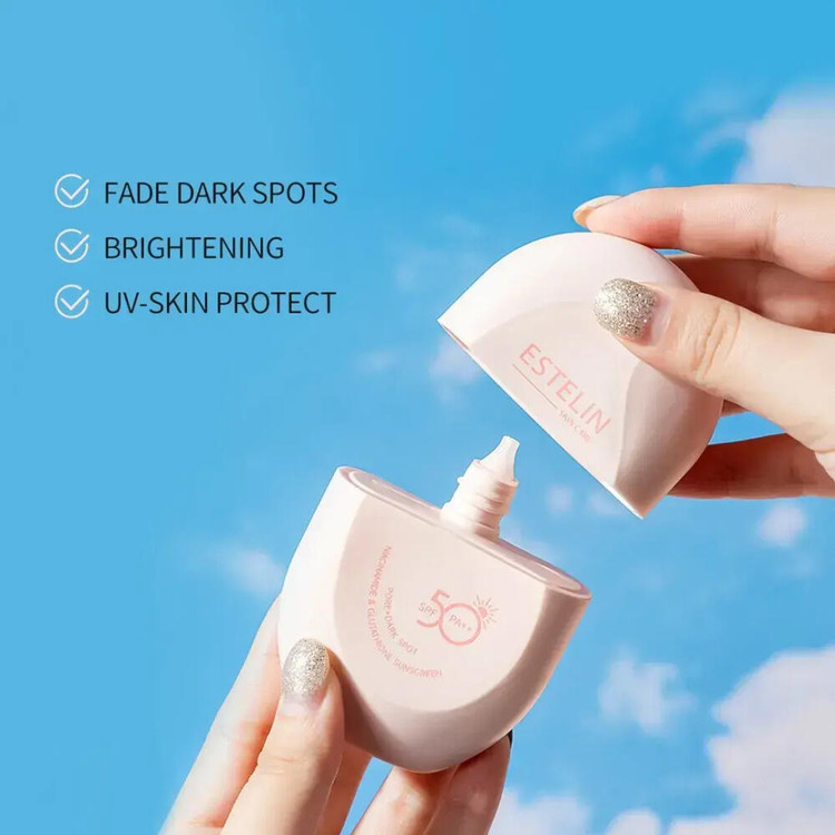 کرم ضد آفتاب ضد لک استلین مدل نیاسینامید وزن 60 گرم SPF50