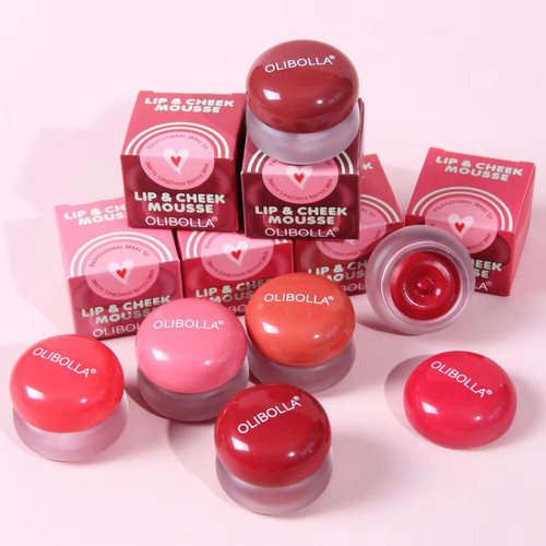 رژگونه کرمی و موس لب اولیبولا مدل Bottle Mud وزن 5 گرم