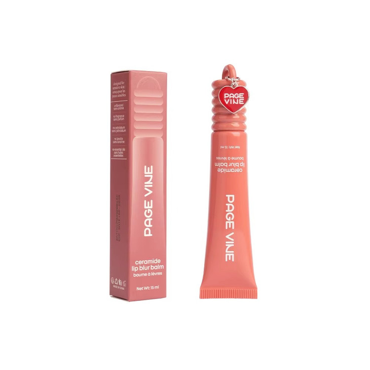 لیپ گلاس پیج واین مدل ceramide lip blur balm حجم 15 میل