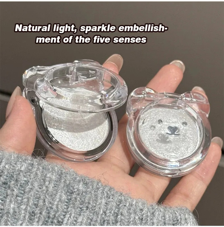 هایلایتر خمیری کیوبست مدل BEAR SHIMMERING وزن 4.5 گرم