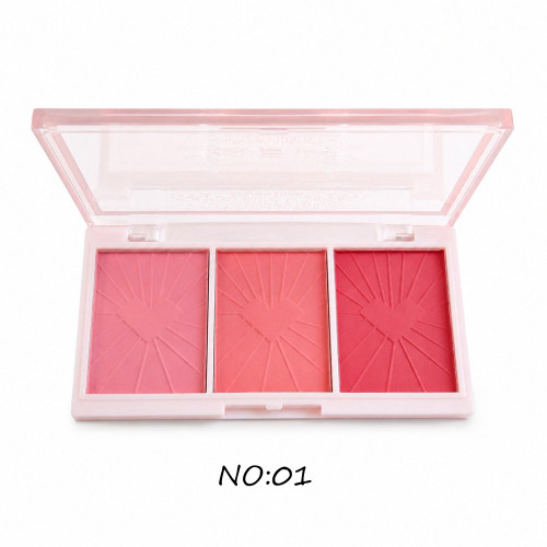 پالت رژگونه 3 تایی رومانتیک فلاور مدل CANDY BLUSH