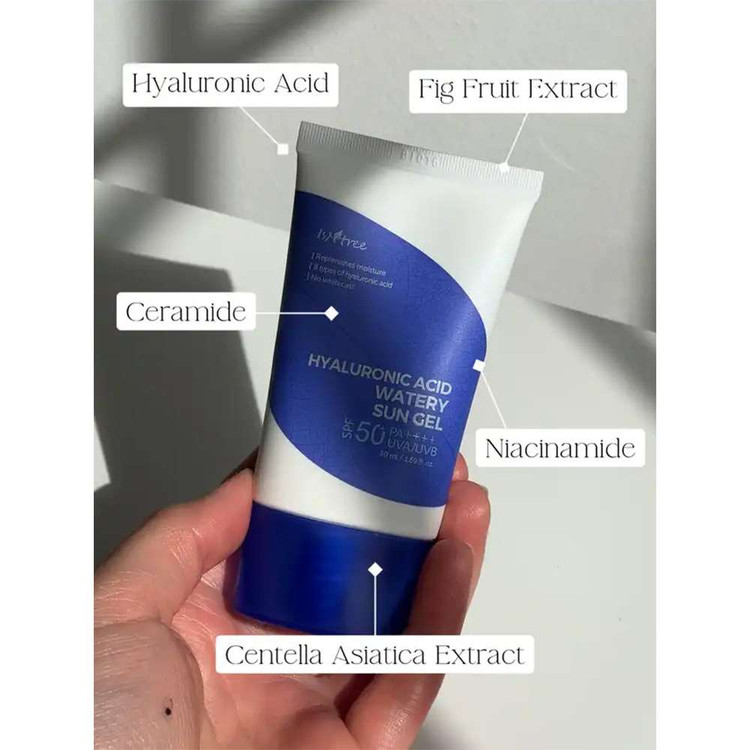 ژل کرم ضد آفتاب ایزنتری SPF 50 حجم 50 میل