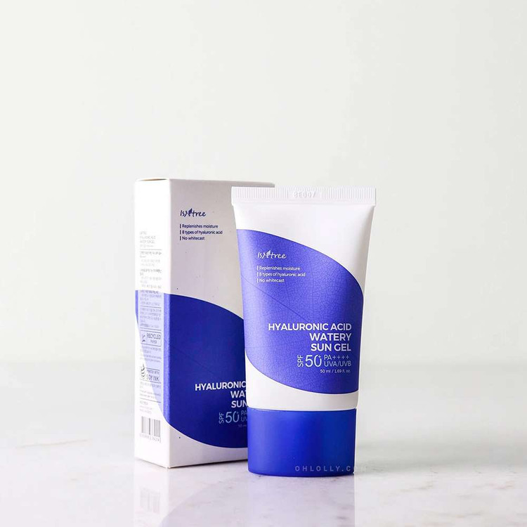 ژل کرم ضد آفتاب ایزنتری مدل HYALURONIC ACID حجم 50 میل SPF 50