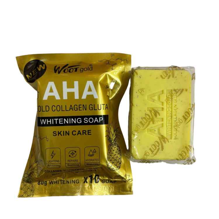 صابون سفید کننده ووت گلد مدل GOLD COLLAGEN GLUTA وزن 80 گرم