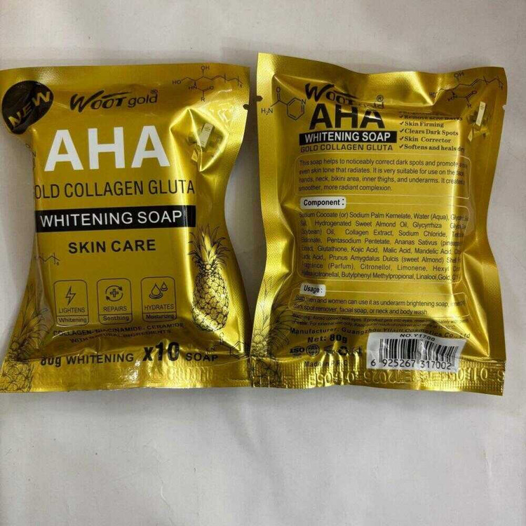 صابون سفید کننده ووت گلد مدل GOLD COLLAGEN GLUTA وزن 80 گرم