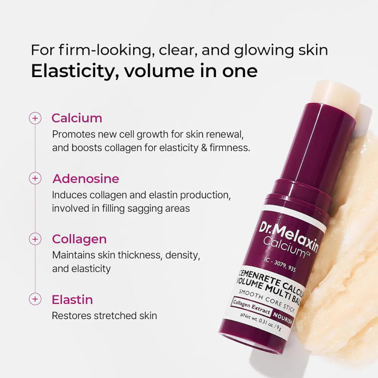 مولتی بالم دور چشم ضد چروک قوی دکتر ملاکسین مدل Cemenrete Calcium وزن 9 گرم