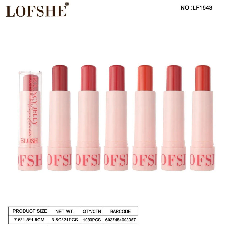 رژگونه استیکی لافشی مدل BOUNCY JELLY وزن 3.8 گرم