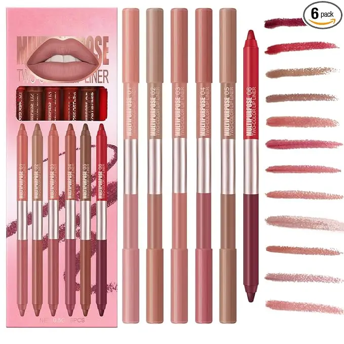خط لب و رژ لب دو طرفه دراگون رانی مدل TWO COLOR